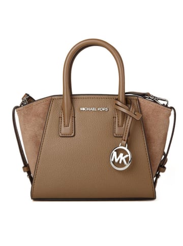 Michael Kors Leder-Henkeltasche in Hellbraun - (B)24 x (H)16 x (T)11 cm
