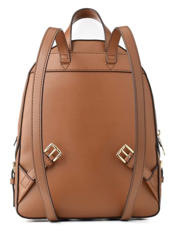 Michael Kors Skórzany plecak w kolorze jasnobrązowym - 34 x 32 x 11 cm