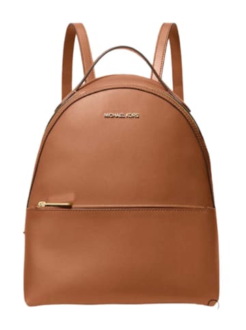 Michael Kors Leder-Rucksack in Camel - (B)24 x (H)30 x (T)13 cm