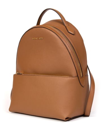 Michael Kors Leder-Rucksack in Camel - (B)24 x (H)30 x (T)13 cm