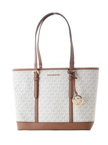 Michael Kors Shopper bag w kolorze kremowo-karmelowym - 36 x 25 x 13 cm