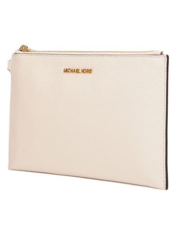 Michael Kors Leder-Clutch in Creme - (B)25 x (H)14 x (T)1 cm