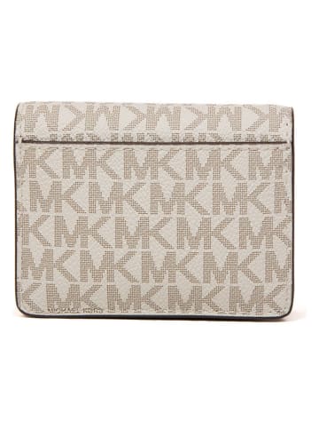 Michael Kors Portfel w kolorze kremowo-jasnobrązowym - 10 x 8 x 3 cm