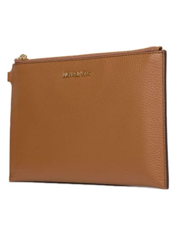 Michael Kors Leder-Clutch in Camel - (B)25 x (H)10 x (T)1 cm