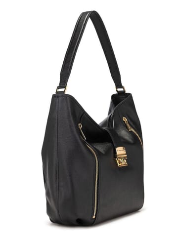 Michael Kors Skórzana torebka w kolorze czarnym - 45 x 32 x 13 cm