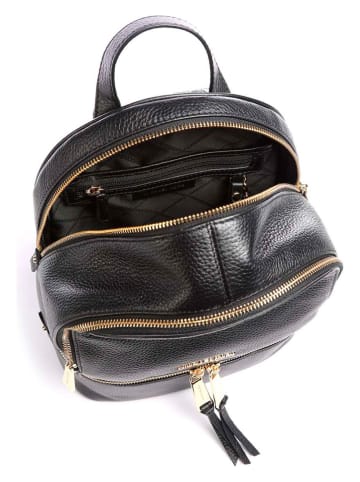 Michael Kors Leder-Rucksack in Schwarz - (B)25 x (H)36 x (T)13 cm