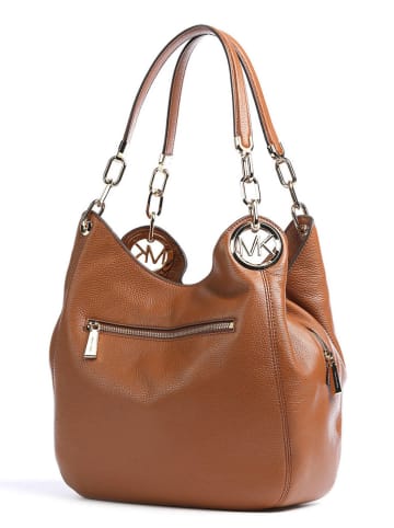 Michael Kors Skórzana torebka w kolorze karmelowym - 31 x 30 x 6 cm