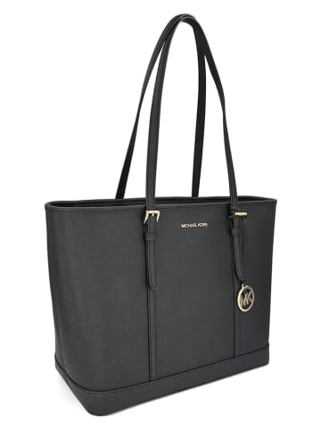 Michael Kors Leder-Shopper in Schwarz - (B)43 x (H)29 x (T)15 cm