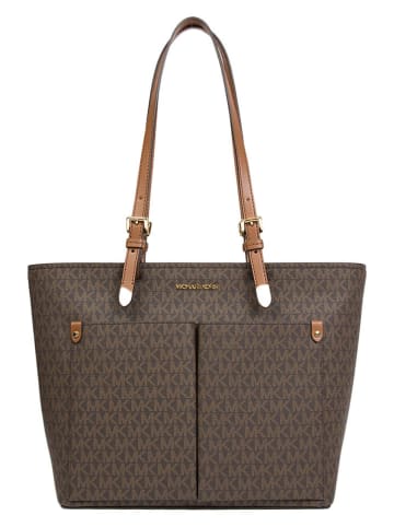 Michael Kors Shopper bag w kolorze ciemnobrązowym - 37 x 26 x 17 cm