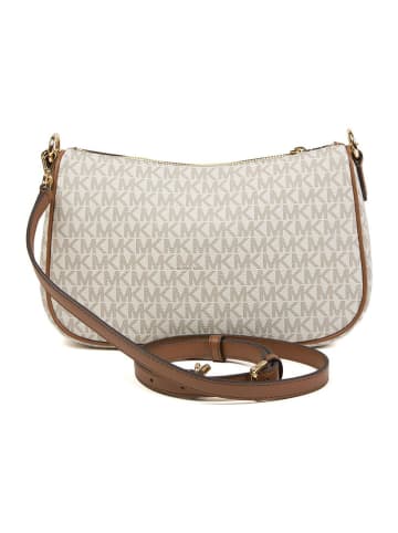 Michael Kors Skórzana torebka w kolorze kremowym - 26 x 16 x 8 cm