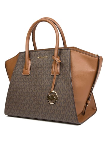 Michael Kors Henkeltasche in Dunkelbraun - (B)43 x (H)23 x (T)18 cm