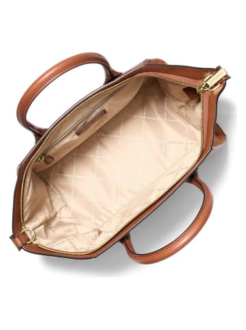 Michael Kors Leder-Henkeltasche in Camel - (B)42 x (H)24 x (T)16 cm