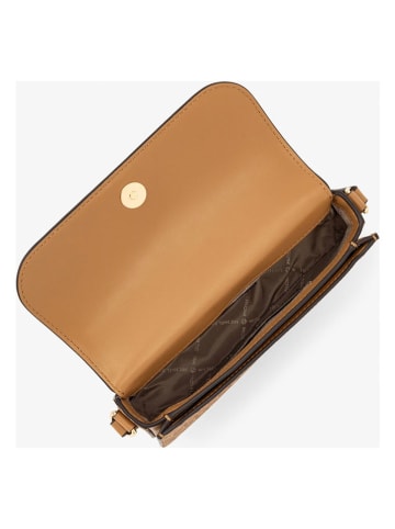 Michael Kors Skórzana torebka w kolorze jasnobrązowym - 21 x 14 x 4,5 cm