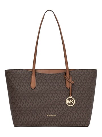 Michael Kors Shopper bag w kolorze ciemnobrązowym - 21 x 14 x 6 cm