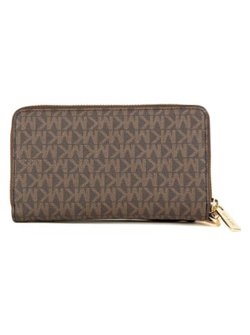 Michael Kors Skórzany portfel w kolorze jasnobrązowym - 18 x 10 x 2,5 cm