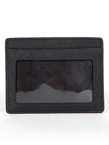Michael Kors Skórzane etui w kolorze czarnym na karty - 10 x 8 x 1 cm