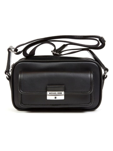 Michael Kors Leder-Umhängetasche in Schwarz - (B)19 x (H)14 x (T)7 cm