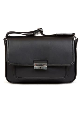 Michael Kors Leder-Umhängetasche in Schwarz - (B)23,5 x (H)6,5 x (T)5,5 cm