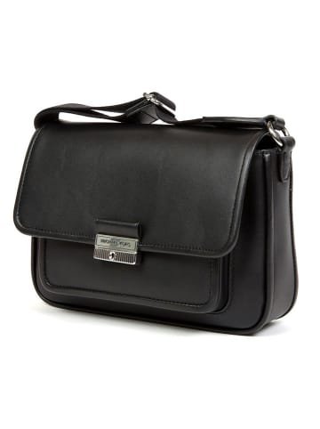 Michael Kors Skórzana torebka w kolorze czarnym - 23,5 x 6,5 x 5,5 cm