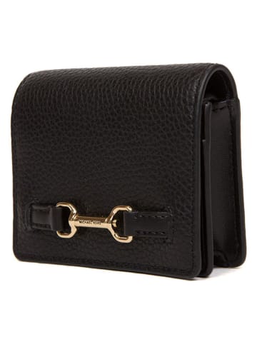 Michael Kors Leder-Geldbörse in Schwarz - (B)10 x (H)8 x (T)3 cm