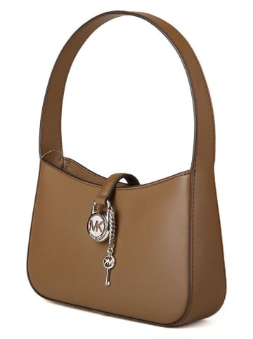 Michael Kors Leder-Schultertasche in Hellbraun - (B)23 x (H)14 x (T)5 cm