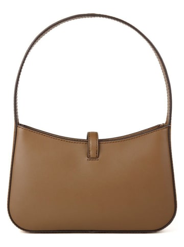Michael Kors Leder-Schultertasche in Hellbraun - (B)23 x (H)14 x (T)5 cm