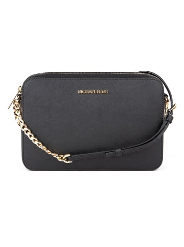 Michael Kors Leder-Umhängetasche in Schwarz - (B)23 x (H)16 x (T)6 cm