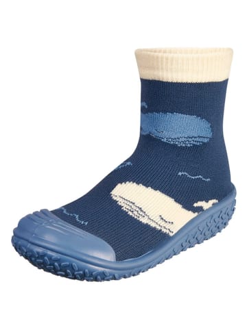 Playshoes Badeschuhe "Wal" in Dunkelblau
