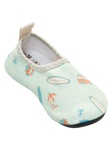 Playshoes Buty "Surf-Bus" w kolorze błękitnym do chodzenia na boso