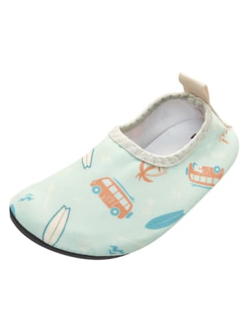 Playshoes Buty "Surf-Bus" w kolorze błękitnym do chodzenia na boso