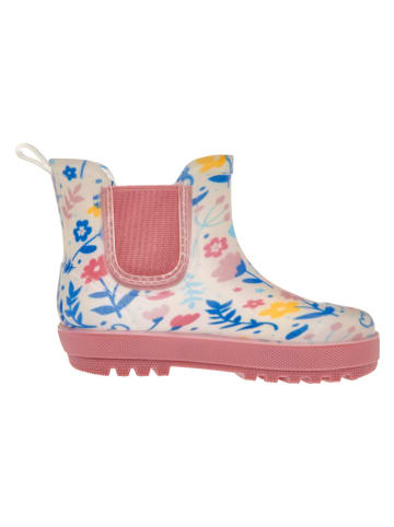 Playshoes Rubberlaarzen lichtroze/wit/meerkleurig