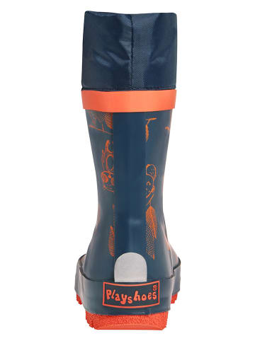Playshoes Gummistiefel in Dunkelblau