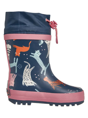 Playshoes Gummistiefel "Katzen" in Blau