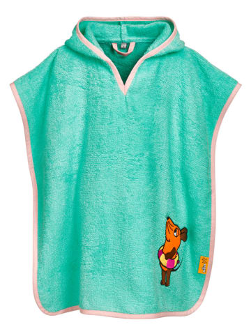 Playshoes Badeponcho in Grün