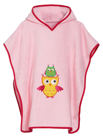 Playshoes Ponczo kąpielowe w kolorze jasnoróżowym