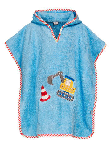 Playshoes Badeponcho in Blau