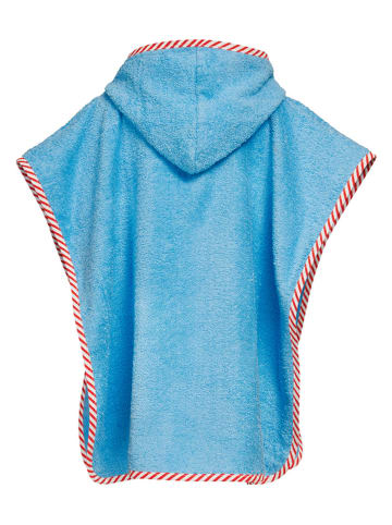 Playshoes Badeponcho in Blau