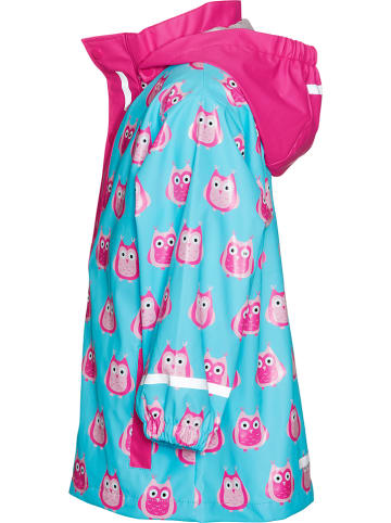 Playshoes Płaszcz przeciwdeszczowy w kolorze różowo-błękitnym