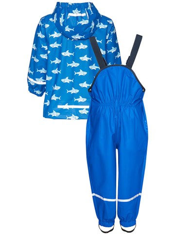 Playshoes 2-delige regenoutfit blauw