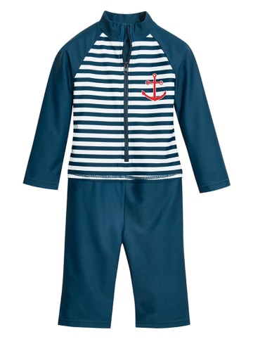 Playshoes Strój kąpielowy w kolorze morskim