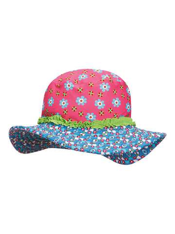 Playshoes Sonnenhut "Blumen" in Pink