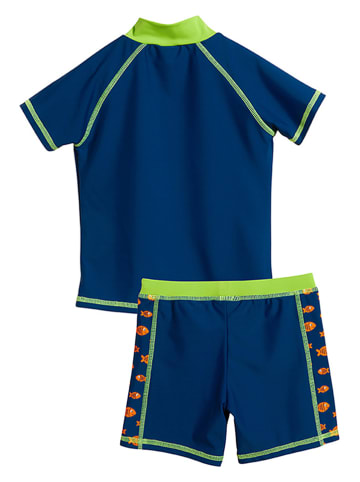 Playshoes 2tlg. Badeoutfit "Krokodil" in Dunkelblau