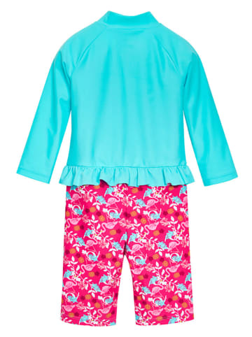 Playshoes Badpak turquoise/roze