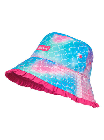 Playshoes Wende-Sonnenhut "Meerjungfrau" in Blau/ Pink