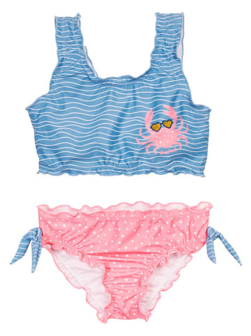 Playshoes Bikini w kolorze błękitno-jasnoróżowym