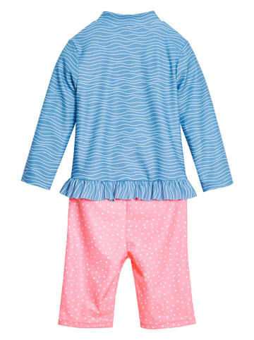 Playshoes Badpak lichtblauw/lichtroze