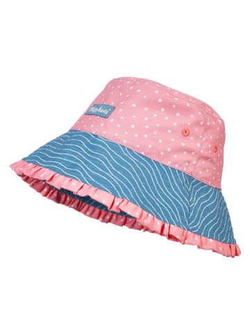 Playshoes Omkeerbare hoed meerkleurig/lichtroze