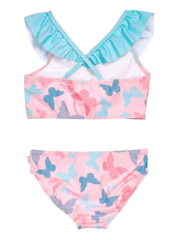 Playshoes Bikini w kolorze błękitno-jasnoróżowym