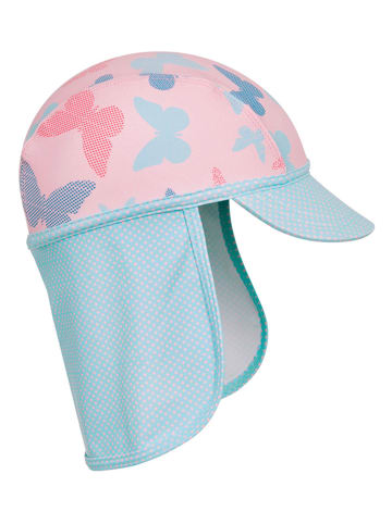 Playshoes Pet met nekbescherming turquoise/lichtroze