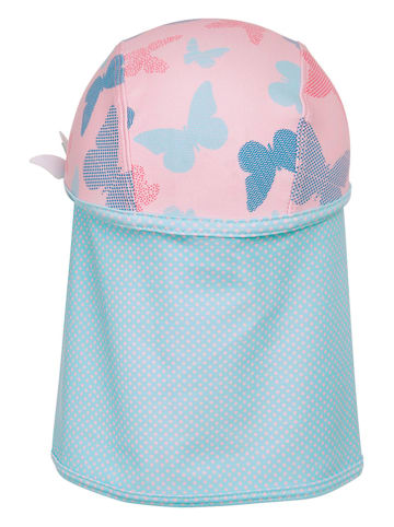 Playshoes Pet met nekbescherming turquoise/lichtroze